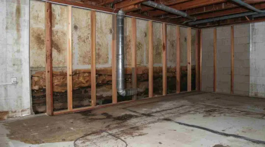 flooded basement