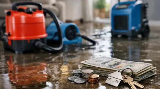 how much does emergency water removal cost