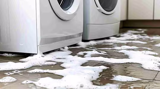 Leaking washing machine