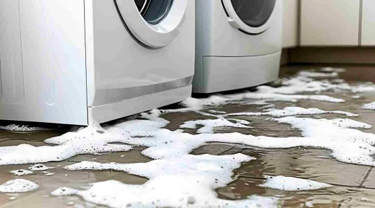 Leaking washing machine