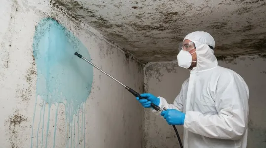Winter humidity and basement mold