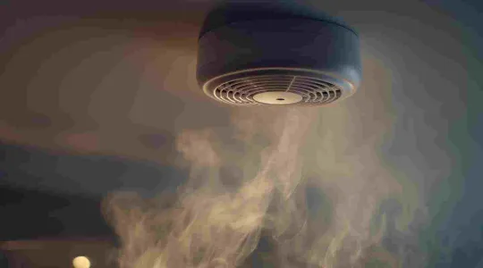 smoke alarm going off