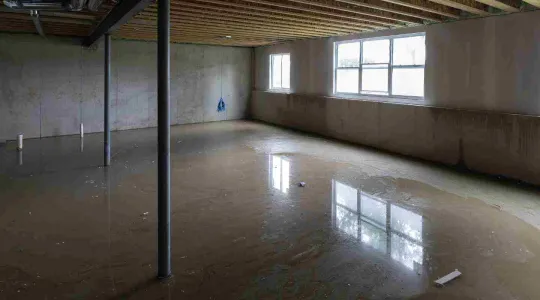 flooded basement