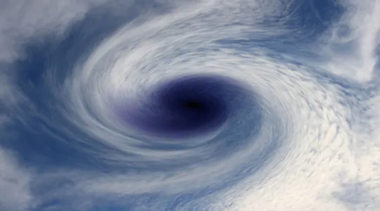 hurricane eye of the storm
