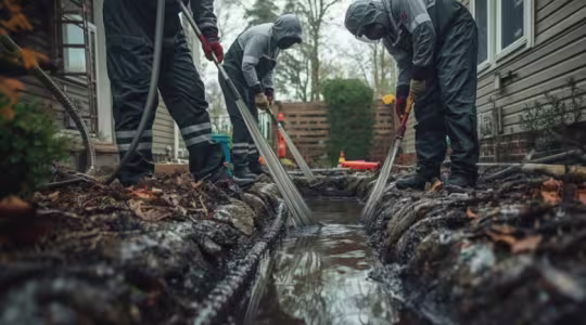 clogged sewers
